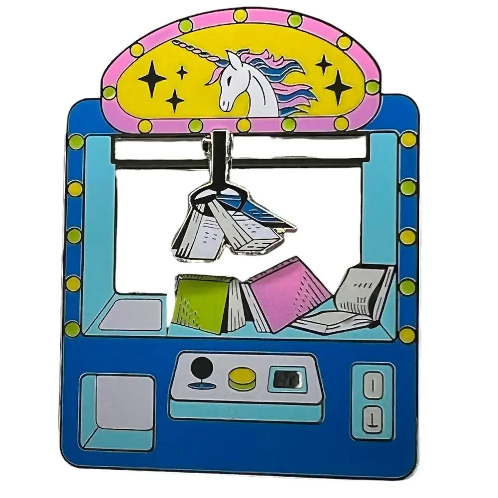 LitJoy Lunacorn Book Claw Machine Pin- Enamel Pin 2025